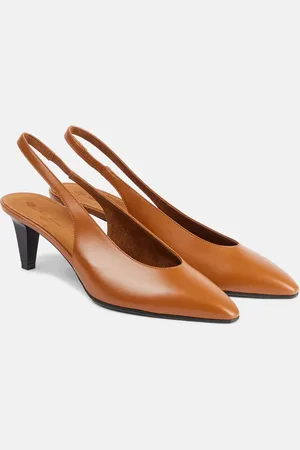 Loro Piana Escarpins slingback Rebecca en cuir