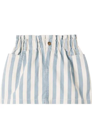 Rylee + Cru Jupe rayée en jean