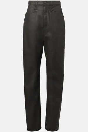 LEMAIRE Pantalon ample à taille haute en coton