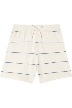 Rylee + Cru Short Chandler rayé en coton mélangé