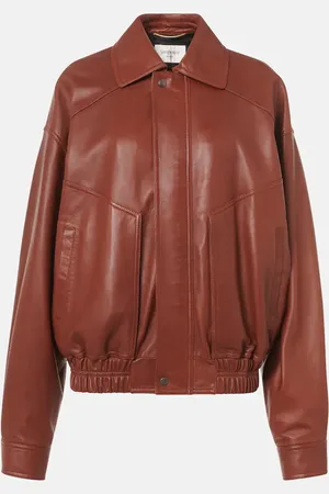 Saint Laurent Veste bomber en cuir