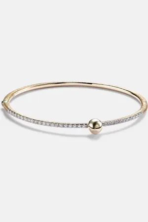 Rainbow K Bracelet Ball en or 14 ct et diamants
