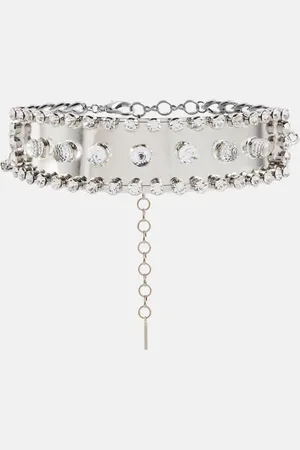 Alessandra Rich Choker à cristaux