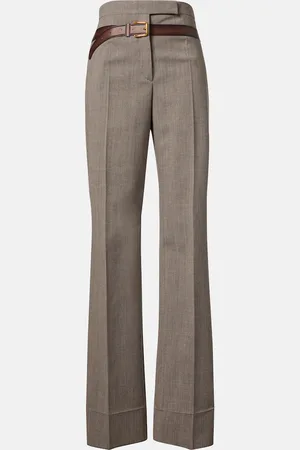 Prada Pantalon droit Trompe l’œil