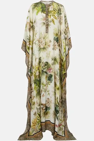 Elie saab Cafetan Savannah imprimé