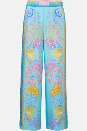 VERSACE Pantalon ample imprimé