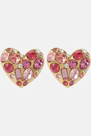 Oscar de la Renta Boucles d’oreilles clip à cristaux