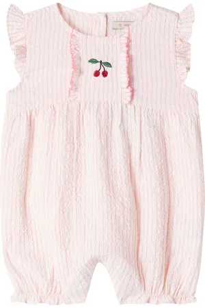 Konges Sløjd Konges Sløjd Bébé – Combi-short Ellie brodée en coton