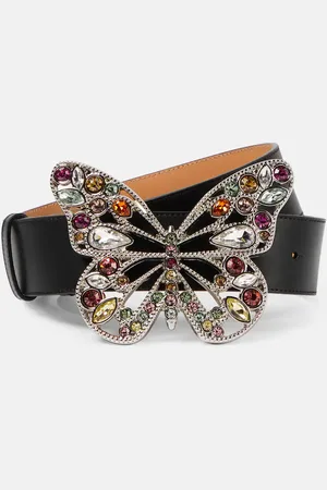 BLUMARINE Ceinture en cuir à ornements