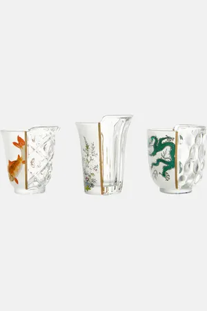SELETTI Set de 3 verres Hybrid Aglaura