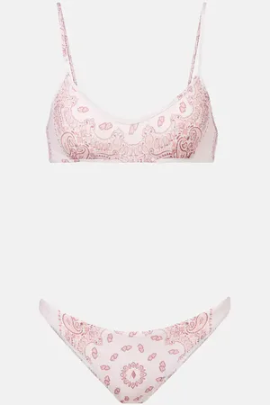 The Attico Bikini Bandana à taille mi-haute
