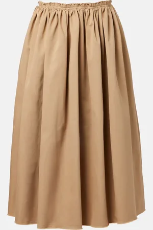 GABRIELA HEARST Jupe midi Chiara en coton