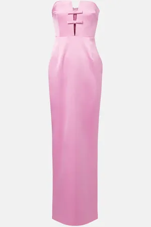 Ilkyaz Ozel Robe longue Noa en crêpe