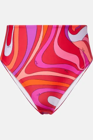 Puccini Culotte de bikini Marmo imprimée