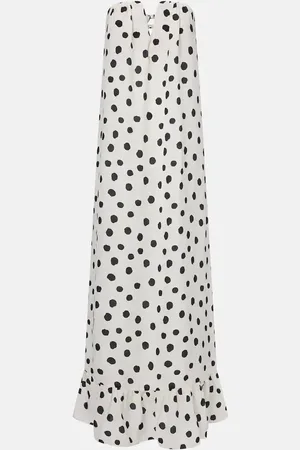 Adriana Degreas Robe bustier à pois