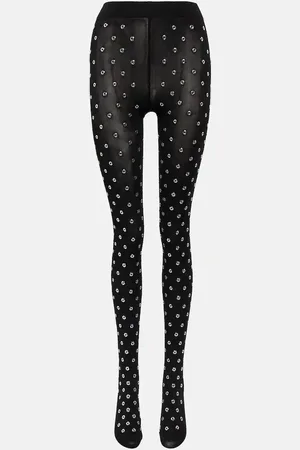 Alaïa Alaïa Collants cloutés à taille haute