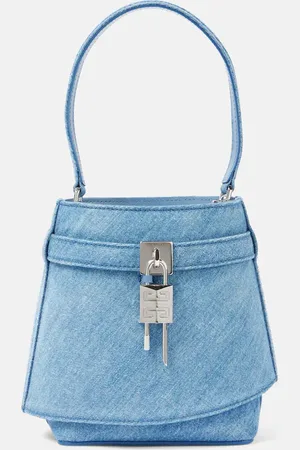 Givenchy Sac seau Shark Lock en jean