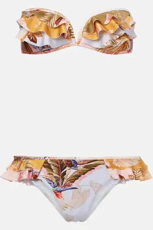 ZIMMERMANN Bikini Ascension à fleurs