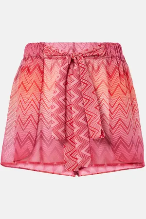 Missoni Short Zigzag imprimé en soie