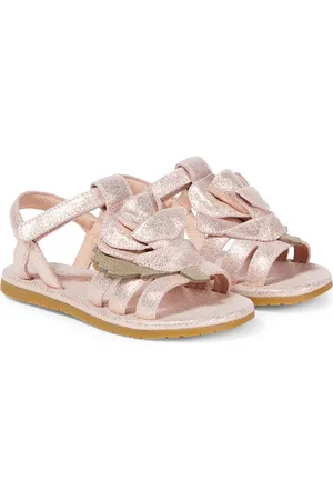 Donsje Sandales Fiyola en cuir à paillettes