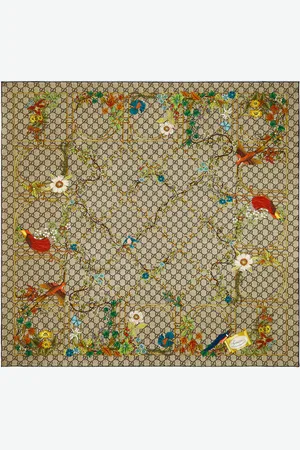 Gucci Foulard imprimé en soie