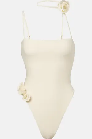 SAME Maillot de bain asymétrique Rose Choker