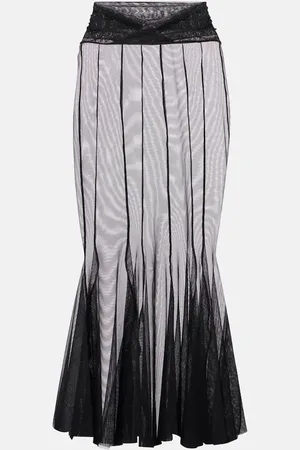 Nensi Dojaka Jupe midi Mila en tulle