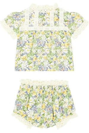 The New Society Bébé – Set top et culotte bloomer Beverly en lin