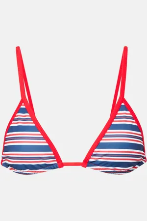 Jade Swim Haut de bikini Via rayé