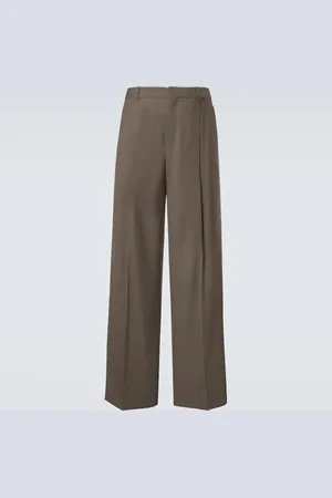 Saint Laurent Pantalon ample en laine