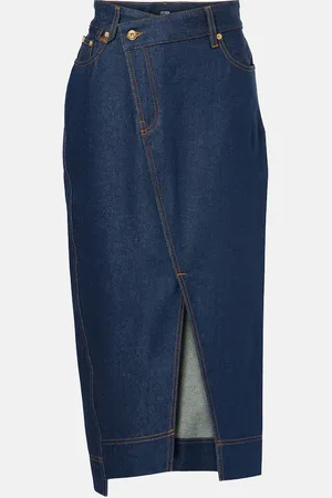 Jacquemus Jupe midi De-Nîmes en jean
