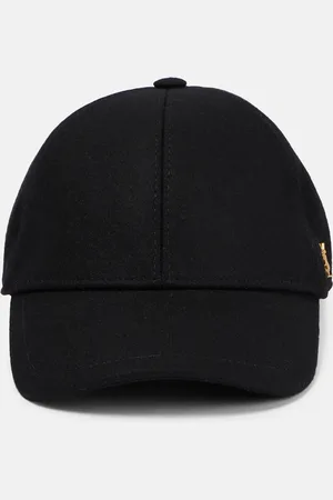 Saint Laurent Casquette en feutre de laine mélangée
