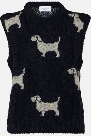 Thom Browne Pull sans manches Hector