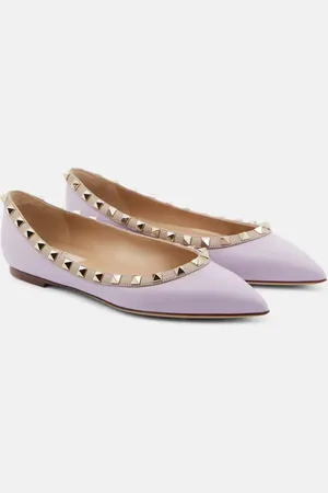 VALENTINO GARAVANI Ballerines Rockstud en cuir