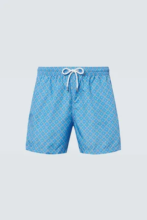 FEDELI Short de bain Madeira à fleurs