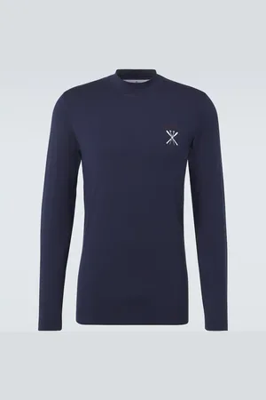Brunello Cucinelli T-shirt en soie à logo
