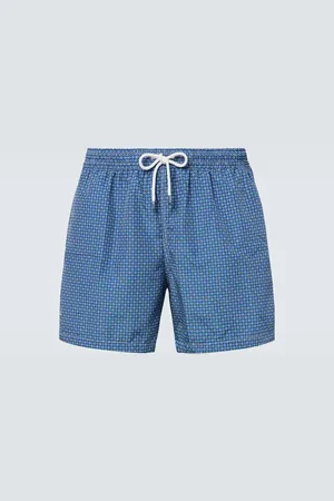 FEDELI Short de bain Madeira à fleurs