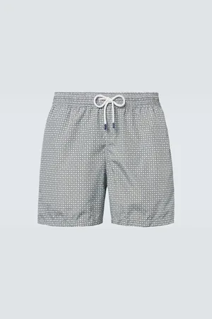 FEDELI Short de bain Madeira imprimé