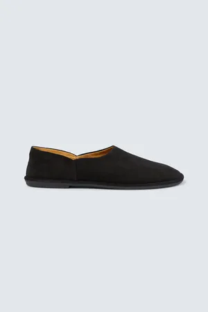 The Row Chaussures slip-on Canal en daim