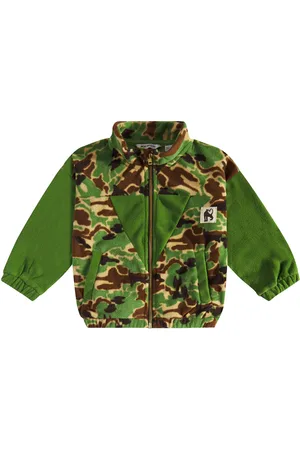 Mini Rodini Veste à motif camouflage