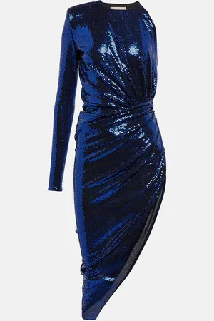 ALEXANDRE VAUTHIER Robe midi asymétrique à ornements