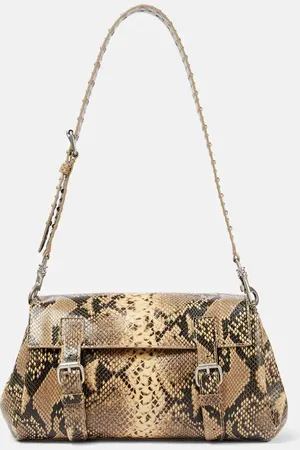 DRIES VAN NOTEN Sac Medium en cuir embossé