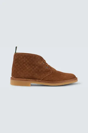Gucci Bottines GG en daim