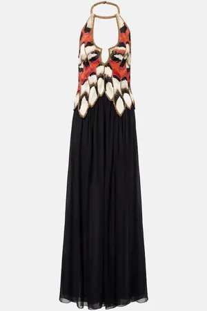 Isabel Marant Robe longue Alicia en crêpe de soie