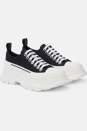 Alexander McQueen Baskets Tread Slick à plateforme en toile