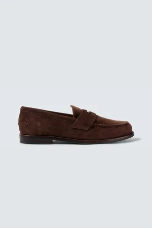 Ralph Lauren Mocassins en daim à logo