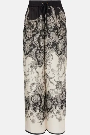 ZIMMERMANN Pantalon ample Rhiannon en soie