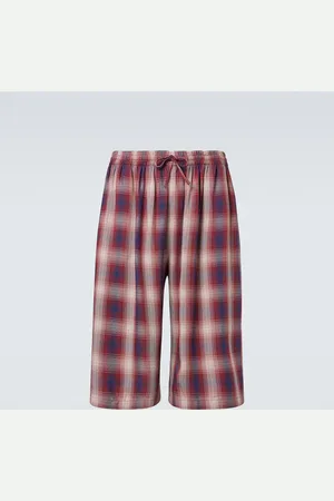 Acne Studios Short à carreaux