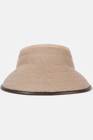 Brunello Cucinelli Visière en raphia