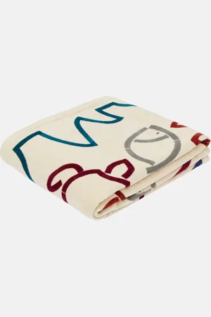 Loro Piana Serviette Fish and Turtle en coton